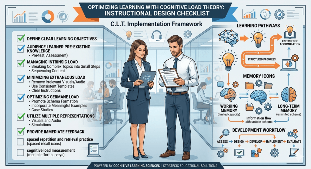 Cognitive Load Theory checklist for instructional designers