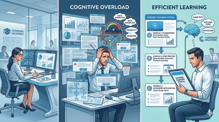 Cognitive Load Theory in workplace training and instructional design