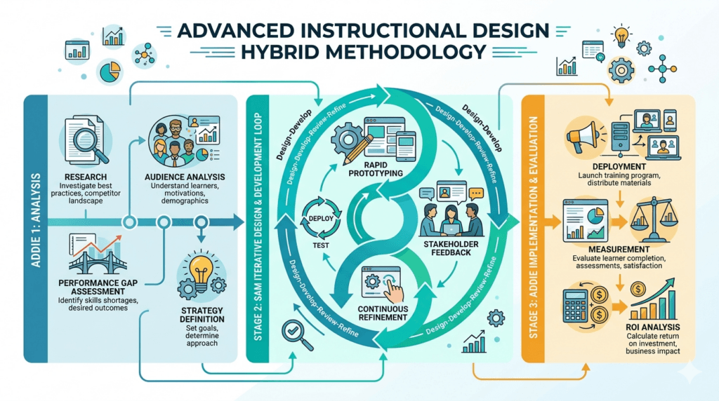 The Hybrid Approach Using ADDIE and SAM Together