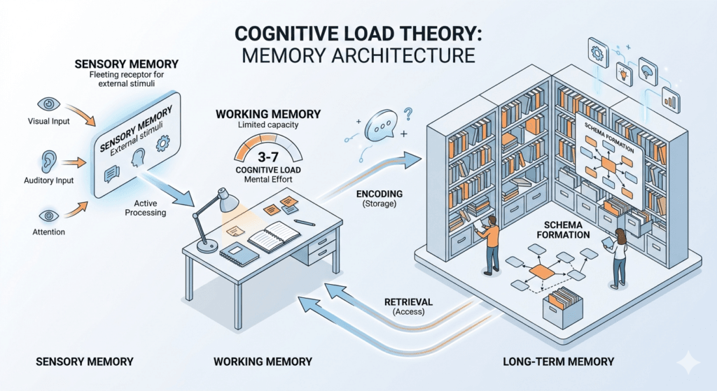 Working memory and long-term memory in Cognitive Load Theory