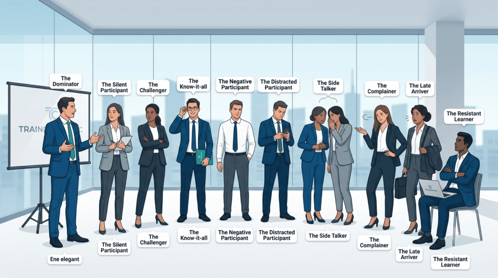 Types of difficult participants