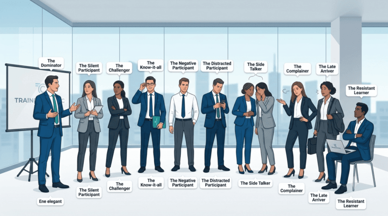 how to handle difficult participant in corporate training