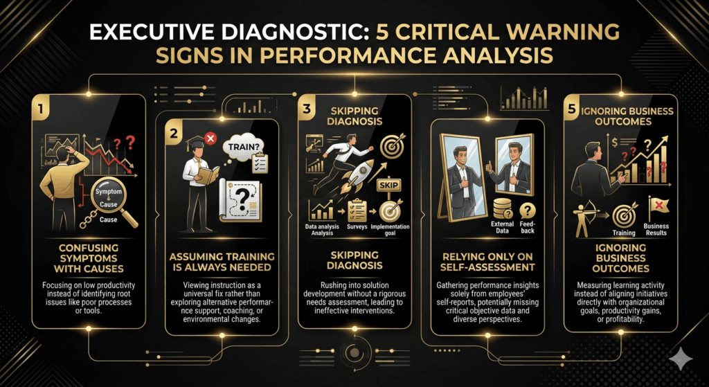 Common mistakes organisations make when conducting skills gap analysis and training needs analysis