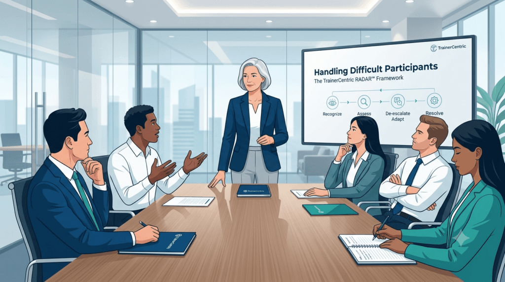 How to handle difficult participants in training