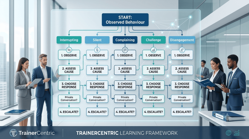 Decision tree for difficult participants