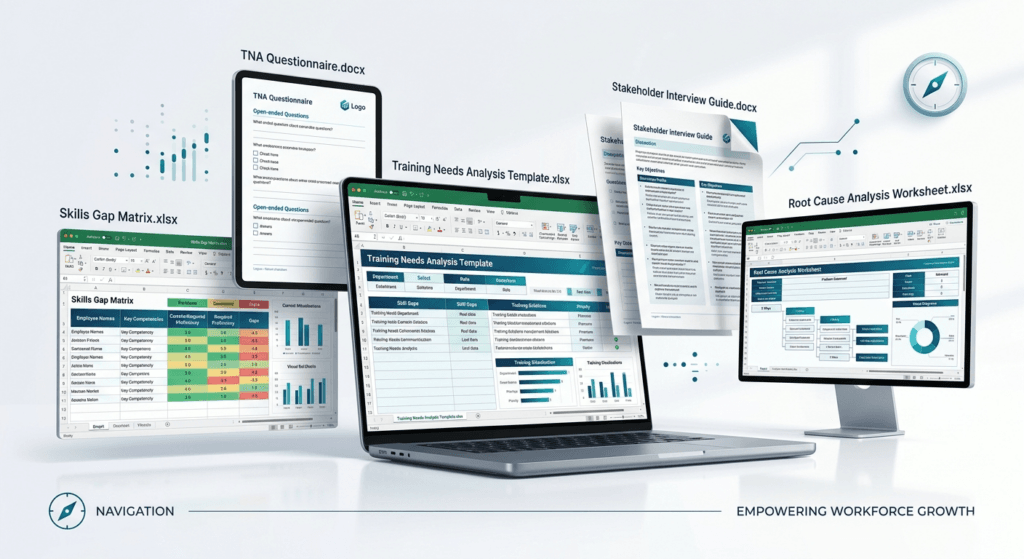 free training needs analysis template toolkit preview