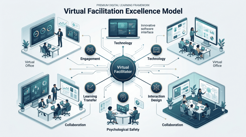 Best practices framework for virtual facilitation and online training engagement