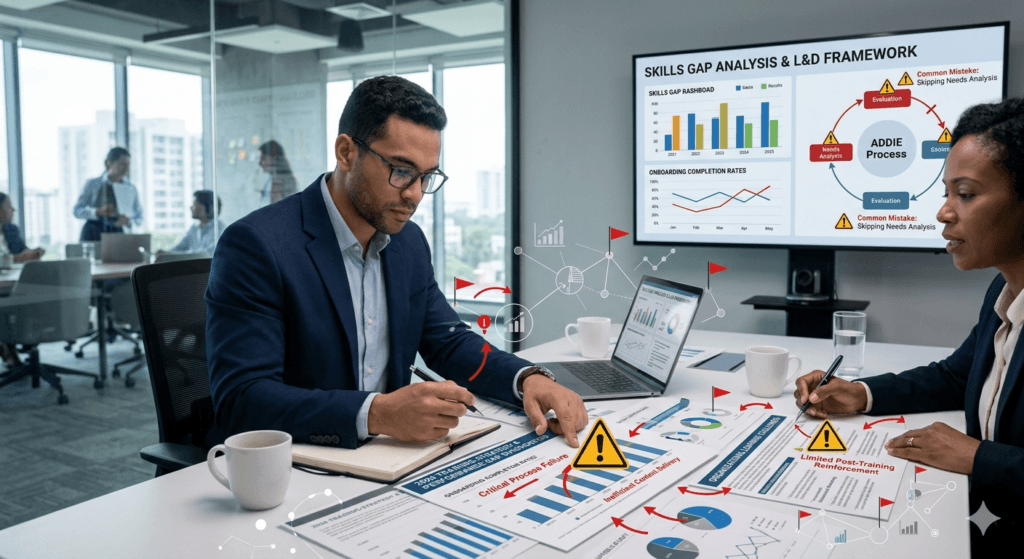 common training needs analysis mistakes and performance consulting challenges