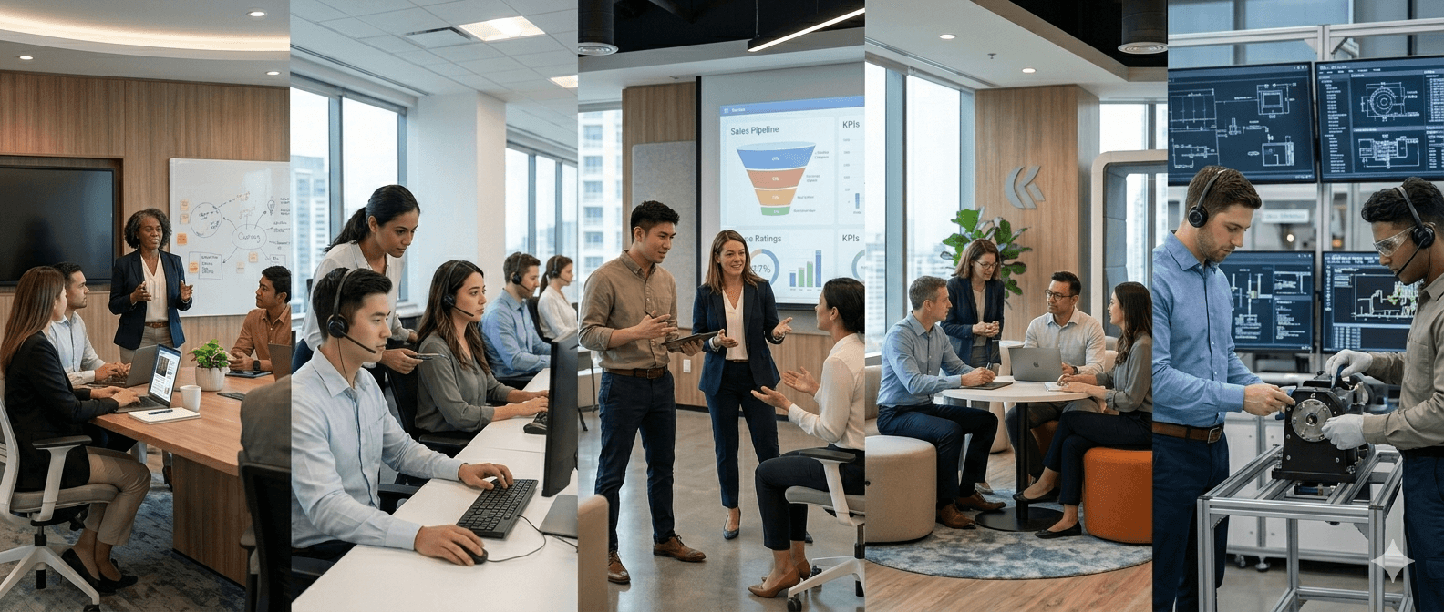 Various workplace training programs for employee development