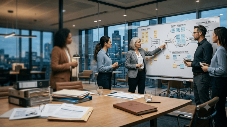 action mapping, instructional design, performance consulting, business outcomes, corporate learning strategy, behaviour change, learning and development, training effectiveness