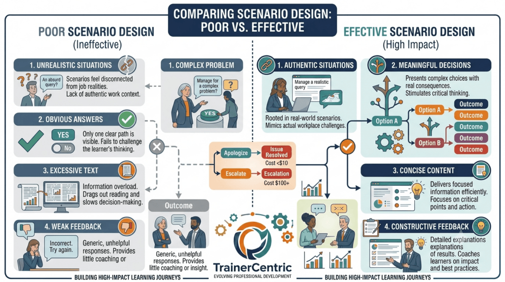 common scenario based learning mistakes