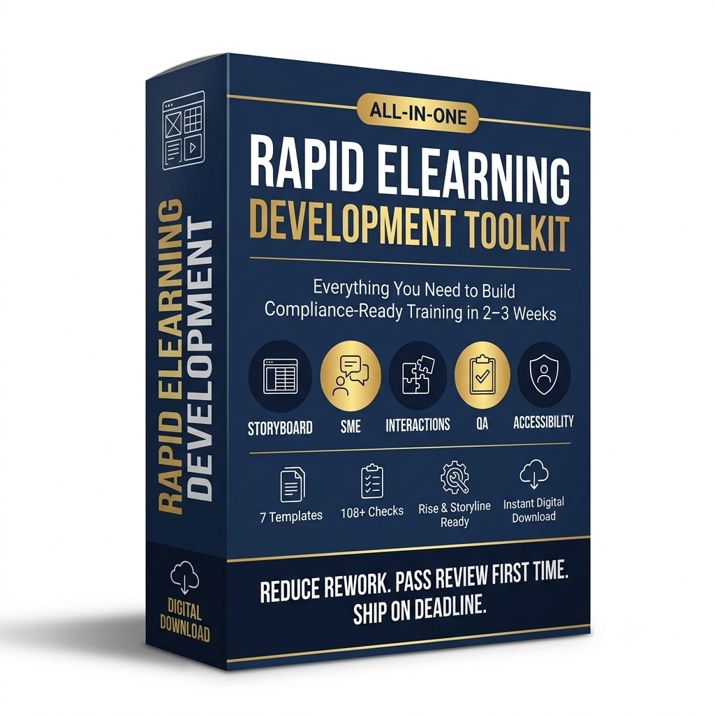 Rapid eLearning Development Toolkit