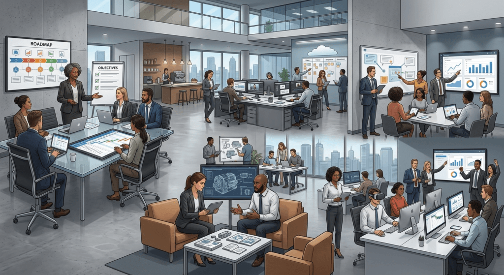 corporate elearning implementation, digital learning project, learning transformation