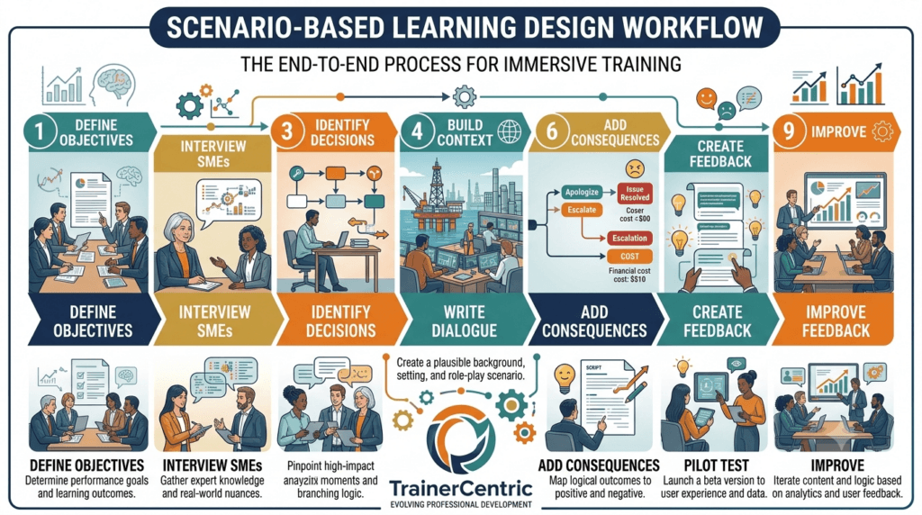 scenario based learning design process