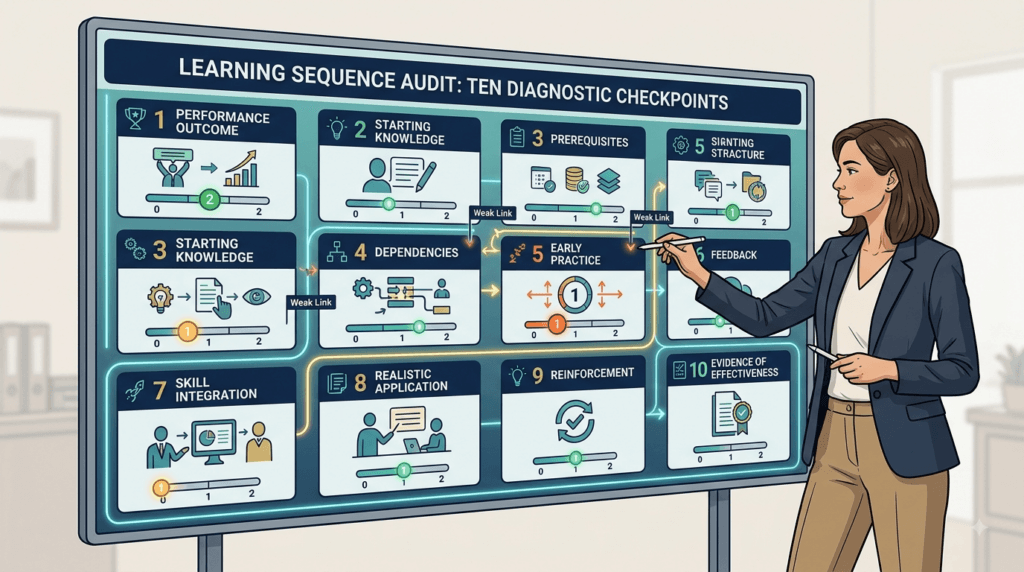 learning sequence audit checklist