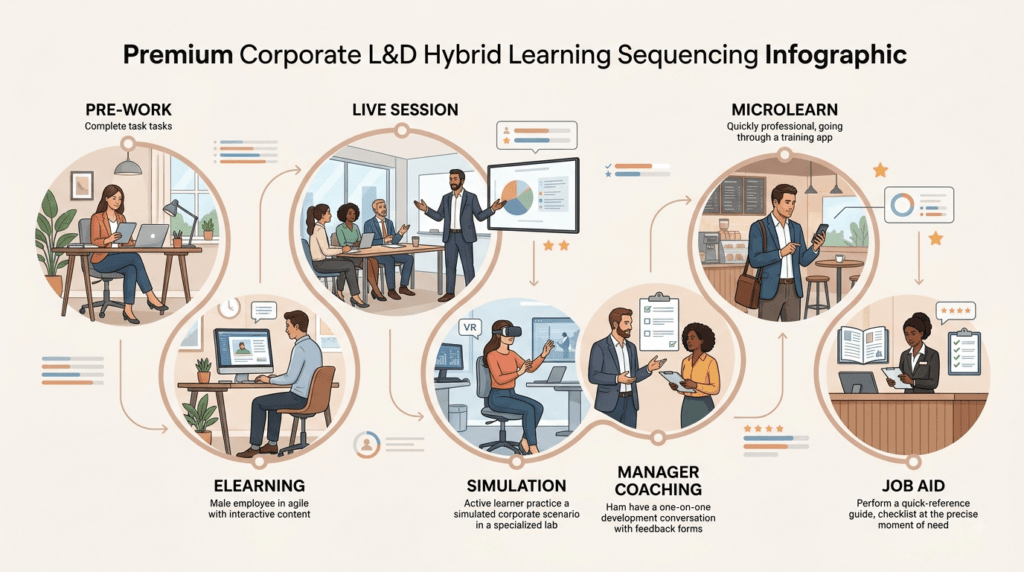 hybrid learning sequence
