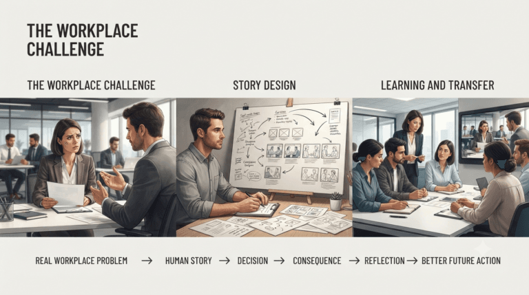 story-based learning design 5Cs framework